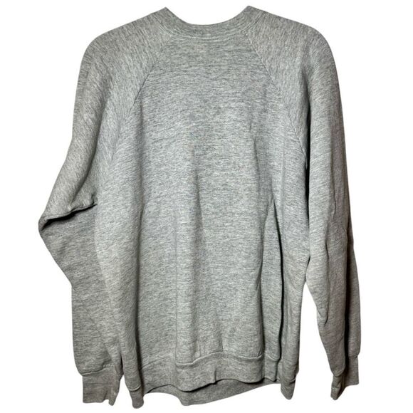 Vintage 90s Fruit Of The Look Listen To Women Gray Crewneck Sweatshirt XL - Picture 4 of 4